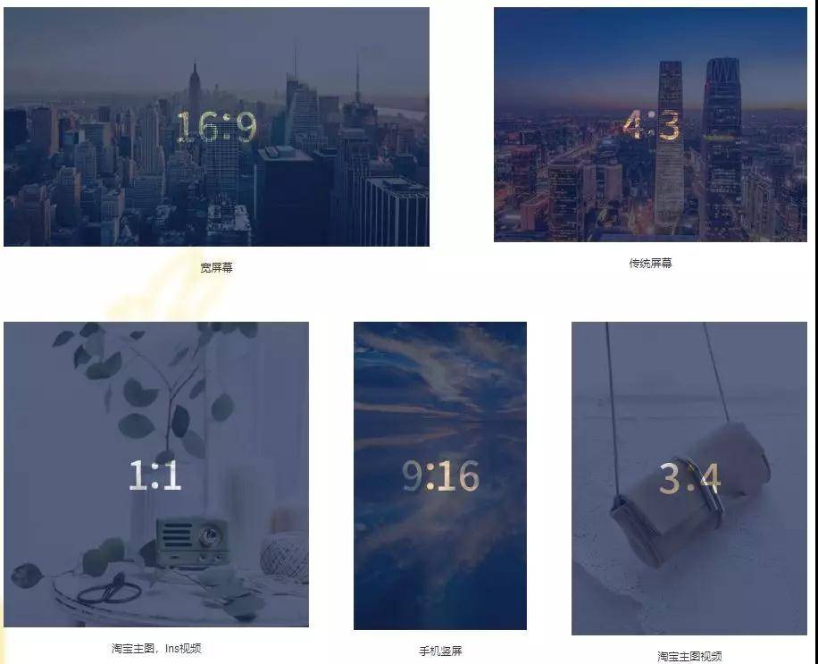 主流寬高比視頻
