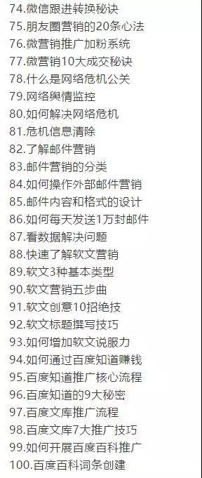 100集互聯(lián)網(wǎng)生意課程