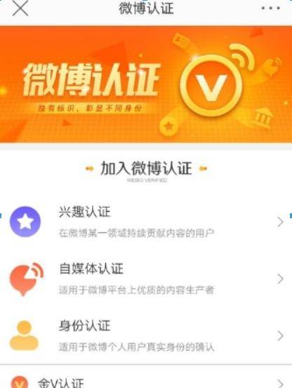 微博認(rèn)證
