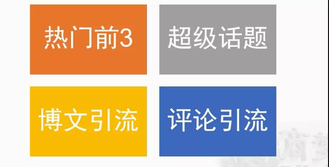 熱門前3、超級(jí)話題、博文引流、評(píng)論引流
